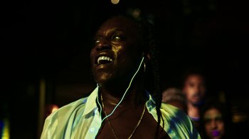 Movie still from “Brodinski - Master Section” (2020), directed by Matilda Finn – Close Up shot, Low angle