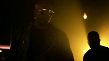 Movie still from “Brodinski - Master Section” (2020), directed by Matilda Finn – Close Up shot, Low angle