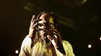 Movie still from “Brodinski - Master Section” (2020), directed by Matilda Finn – Extreme Close Up shot, Overhead angle