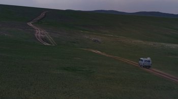 Movie still from “Depeche Mode (Trailer) - Spirits in the Forest” (2019), directed by Pasqual Gutierrez – Extreme Wide shot, High angle