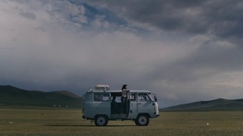 Movie still from “Depeche Mode (Trailer) - Spirits in the Forest” (2019), directed by Pasqual Gutierrez – Extreme Wide shot, Low angle