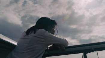 Movie still from “Depeche Mode (Trailer) - Spirits in the Forest” (2019), directed by Pasqual Gutierrez – Extreme Close Up shot, Low angle