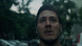 Movie still from “Depeche Mode (Trailer) - Spirits in the Forest” (2019), directed by Pasqual Gutierrez – Close Up shot, Low angle