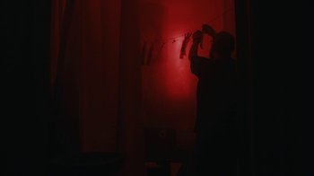 Movie still from “Depeche Mode (Trailer) - Spirits in the Forest” (2019), directed by Pasqual Gutierrez – Medium shot, Low angle