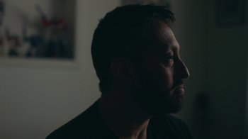 Movie still from “Depeche Mode (Trailer) - Spirits in the Forest” (2019), directed by Pasqual Gutierrez – Close Up shot, Low angle