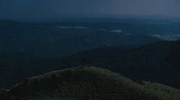 Movie still from “Depeche Mode (Trailer) - Spirits in the Forest” (2019), directed by Pasqual Gutierrez – Extreme Wide shot, High angle