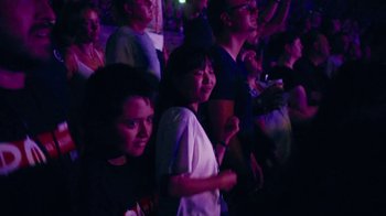 Movie still from “Depeche Mode (Trailer) - Spirits in the Forest” (2019), directed by Pasqual Gutierrez – Medium shot, Low angle