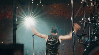 Movie still from “Depeche Mode (Trailer) - Spirits in the Forest” (2019), directed by Pasqual Gutierrez – Medium shot, Low angle