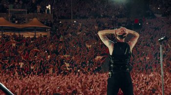 Movie still from “Depeche Mode (Trailer) - Spirits in the Forest” (2019), directed by Pasqual Gutierrez – Wide shot, High angle