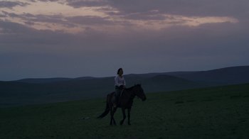 Movie still from “Depeche Mode (Trailer) - Spirits in the Forest” (2019), directed by Pasqual Gutierrez – Extreme Wide shot, Low angle
