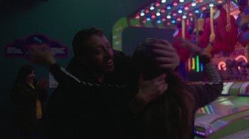 Movie still from “Depeche Mode (Trailer) - Spirits in the Forest” (2019), directed by Pasqual Gutierrez – Close Up shot, Over the shoulder angle