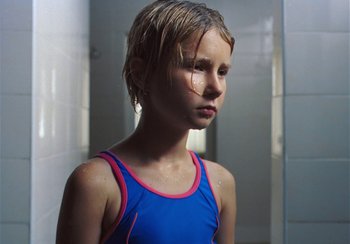 Movie still from “Låpsley - My Love Was Like The Rain” (2019), directed by Camille Summers-Valli – Close Up shot, High angle