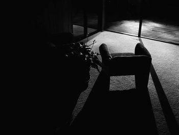 Movie still from “Alaskan Tapes - And, We Disappear” (2019), directed by Meredith Hama-Brown – Wide shot, High angle