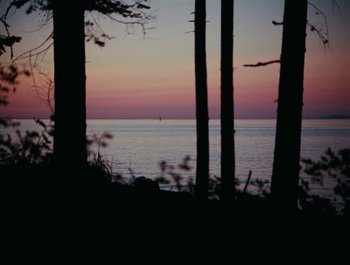 Movie still from “Alaskan Tapes - And, We Disappear” (2019), directed by Meredith Hama-Brown – Extreme Wide shot, High angle