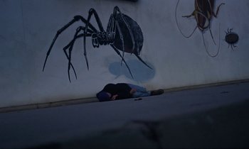 Movie still from “Vonavi - Regrow” (2019), directed by Andrew Litten – Wide shot, Overhead angle