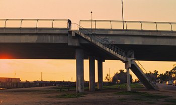 Movie still from “Vonavi - Regrow” (2019), directed by Andrew Litten – Extreme Wide shot, Low angle