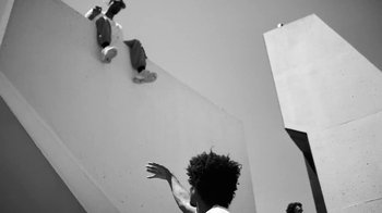 Movie still from “Jurdan Bryant - Words for Thomas” (2019), directed by Alonzo Hellerbach – Wide shot, Low angle