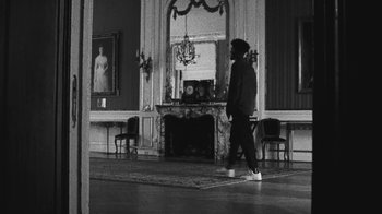Movie still from “Jurdan Bryant - Words for Thomas” (2019), directed by Alonzo Hellerbach – Wide shot, Low angle