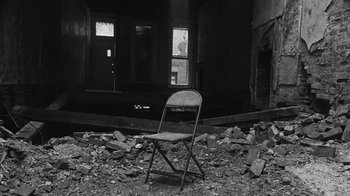Movie still from “Jurdan Bryant - Words for Thomas” (2019), directed by Alonzo Hellerbach – Wide shot, High angle
