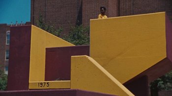 Movie still from “Jurdan Bryant - Words for Thomas” (2019), directed by Alonzo Hellerbach – Extreme Wide shot, High angle