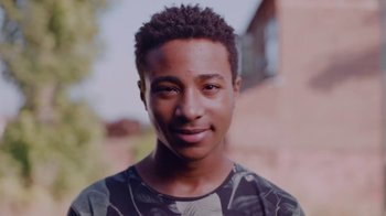 Movie still from “Rain Phoenix - Immolate” (2019), directed by Gus Van Sant – Close Up shot, Overhead angle