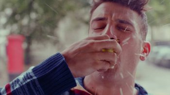 Movie still from “Rain Phoenix - Immolate” (2019), directed by Gus Van Sant – Extreme Close Up shot, Low angle