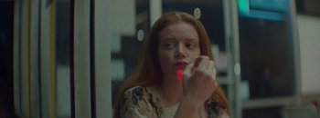 Movie still from “Kaada - Farewell” (2019), directed by Christian Holm-Glad – Extreme Close Up shot, Over the shoulder angle