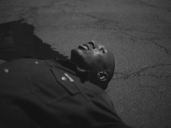 Movie still from “MorMor - Some Place Else” (2019), directed by rubberband. – Close Up shot, High angle