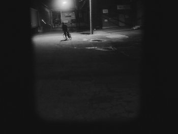 Movie still from “MorMor - Some Place Else” (2019), directed by rubberband. – Extreme Wide shot, High angle