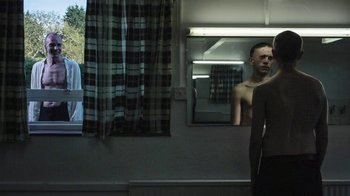 Movie still from “Apparat - Heroist” (2019), directed by Matilda Finn – Medium shot, Over the shoulder angle