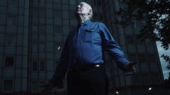 Movie still from “Apparat - Heroist” (2019), directed by Matilda Finn – Medium shot, Low angle