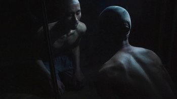 Movie still from “Apparat - Heroist” (2019), directed by Matilda Finn – Close Up shot, Low angle