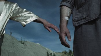 Movie still from “Apparat - Heroist” (2019), directed by Matilda Finn – Extreme Close Up shot, Overhead angle