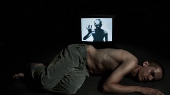 Movie still from “Apparat - Heroist” (2019), directed by Matilda Finn – Wide shot, High angle