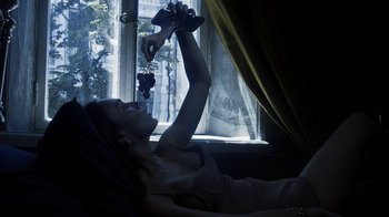 Movie still from “Apparat - Heroist” (2019), directed by Matilda Finn – Medium shot, Overhead angle