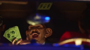 Movie still from “A$AP Rocky - Babushka Boi” (2019), directed by Nadia Lee Cohen – Extreme Close Up shot, Low angle