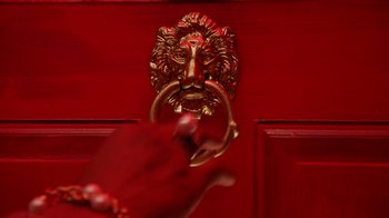 Movie still from “A$AP Rocky - Babushka Boi” (2019), directed by Nadia Lee Cohen – Extreme Close Up shot, Overhead angle