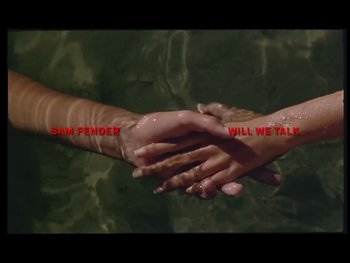 Movie still from “Sam Fender - Will We Talk?” (2019), directed by Vincent Haycock – Medium shot, Overhead angle