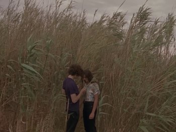 Movie still from “Sam Fender - Will We Talk?” (2019), directed by Vincent Haycock – Medium shot, High angle