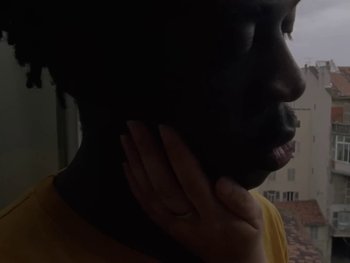 Movie still from “Sam Fender - Will We Talk?” (2019), directed by Vincent Haycock – Extreme Close Up shot, Low angle