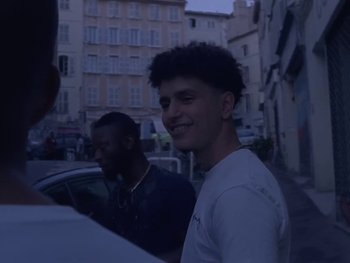 Movie still from “Sam Fender - Will We Talk?” (2019), directed by Vincent Haycock – Medium shot, Low angle