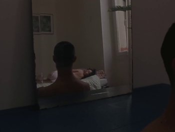 Movie still from “Sam Fender - Will We Talk?” (2019), directed by Vincent Haycock – Medium shot, High angle