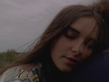Movie still from “Sam Fender - Will We Talk?” (2019), directed by Vincent Haycock – Extreme Close Up shot, Low angle