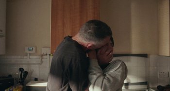 Movie still from “Stereophonics - Fly Like An Eagle” (2019), directed by Charlotte Regan – Extreme Close Up shot, Over the shoulder angle