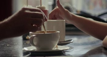 Movie still from “Stereophonics - Fly Like An Eagle” (2019), directed by Charlotte Regan – Extreme Close Up shot, High angle