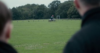 Movie still from “Stereophonics - Fly Like An Eagle” (2019), directed by Charlotte Regan – Extreme Wide shot, Over the shoulder angle