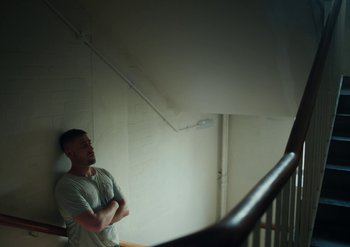 Movie still from “Elderbrook & Rudimental - Something About You” (2019), directed by Luke Davies – Wide shot, Low angle