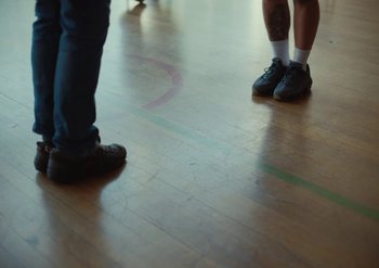 Movie still from “Elderbrook & Rudimental - Something About You” (2019), directed by Luke Davies – Wide shot, High angle