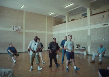 Movie still from “Elderbrook & Rudimental - Something About You” (2019), directed by Luke Davies – Wide shot, Low angle