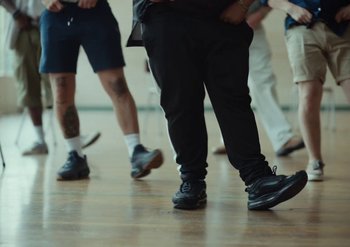 Movie still from “Elderbrook & Rudimental - Something About You” (2019), directed by Luke Davies – Wide shot, High angle